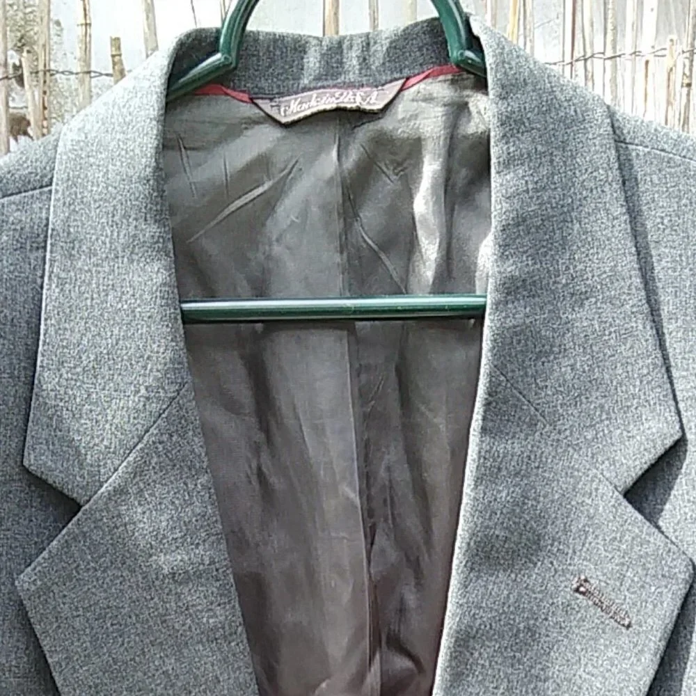 Levi's Blazer Suit Jacket - Action Suits - Business Class - Gray - No Size Tag